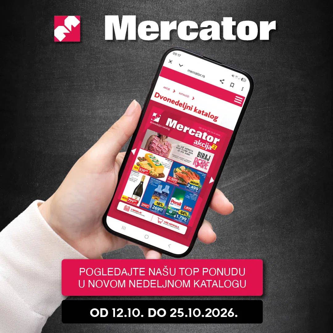 Mercator dvonedeljni katalog od 12.10. do 25.10.2026.